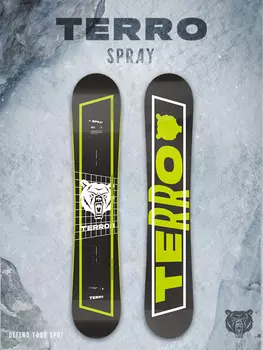 Сноуборд TERRO - SPRAY 24/25, Черный
