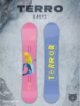Сноуборд TERROR - BABES 23/24, Розовый