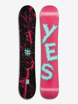 Сноуборд YES. Airmaster, Розовый