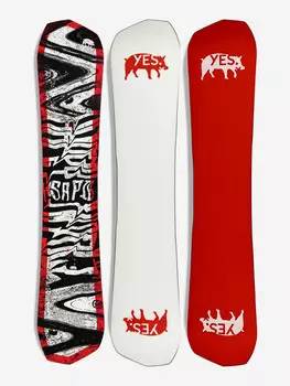 Сноуборд YES. Greats UnInc, Красный