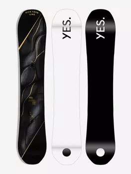 Сноуборд YES. PYL, Черный