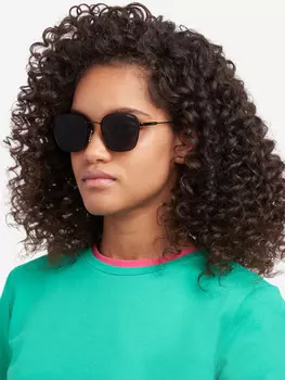 Солнцезащитные очки Polaroid, Черный