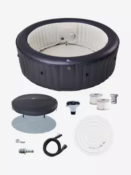 СПА-бассейн ORPC MSpa M-CA062 CARLTON, 204х204х70см, струйный и пузырьковый массаж, Черный