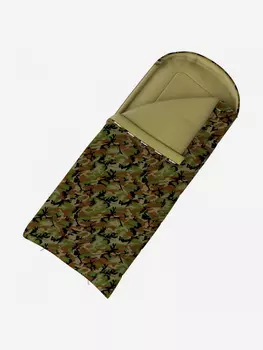 Спальник-одеяло Husky GIZMO -5С, левая молния, Зеленый