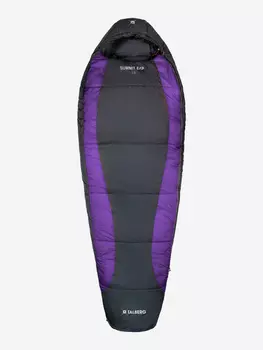 Спальный мешок SUMMIT EXP -18°C, серый/фиолетовый левый, Серый
