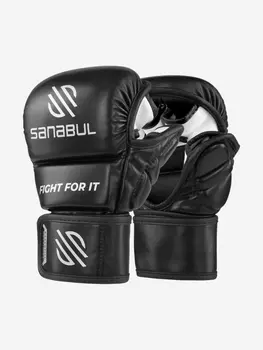 Спарринговые перчатки для ММА Sanabul Essential 7 oz, Серый