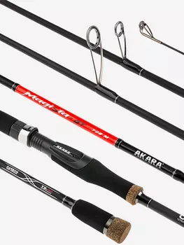 Спиннинг штекерный углеволоконный 2 колена Akara Magista GT M702 (5,5-27) 2,1 м, Мультицвет