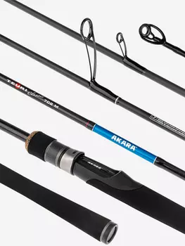 Спиннинг штекерный углеволоконный 2 колена Akara Teuri Classic M702 TX-30 (8-24,5) 2,1 м, Мультицвет
