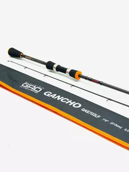 Спиннинговое удилище GAD Gancho 2023, 198 см., 1.5-8.0 гр., 3-8Lb., Fast, Черный