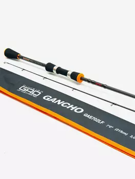 Спиннинговое удилище GAD Gancho 2023, 213 см., 7.0-25.0 гр., 8-17Lb., Fast, Черный