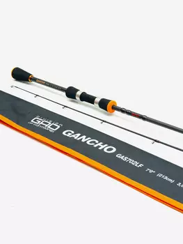Спиннинговое удилище GAD Gancho 2023, 213 см., 3.0-12.0 гр., 4-10Lb., Fast, Черный