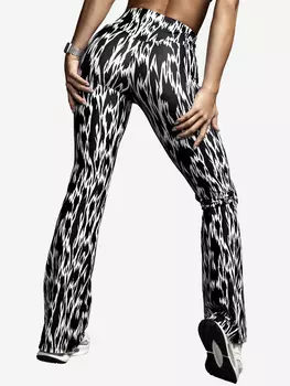 Спортивные штаны женские Barka, брюки клеш женские, с высокой посадкой, Черный