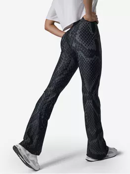 Спортивные штаны женские Barka, брюки клеш женские, с высокой посадкой, Черный