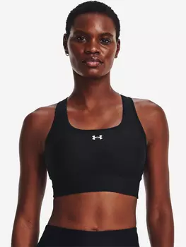 Спортивный бра женский Under Armour Crossback Longline, Черный