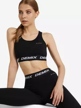 Спортивный топ бра Demix, Черный, размер 52