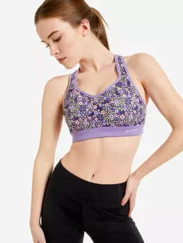 Спортивный топ бра Demix, Фиолетовый, размер 42