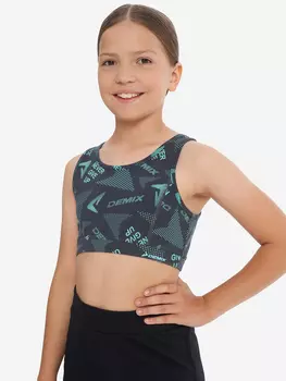 Топ бра спортивный для девочек Demix, Голубой