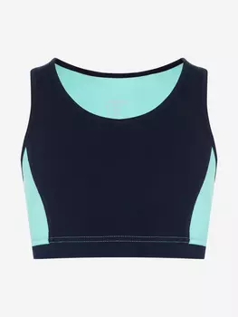 Спортивный топ бра для девочек Demix, Синий, размер 128