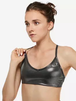 Спортивный топ бра Nike Indy Icon Clash, Черный, размер 50-52