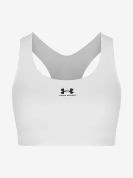Спортивный топ бра Under Armour Heatgear Mid Padless, Белый