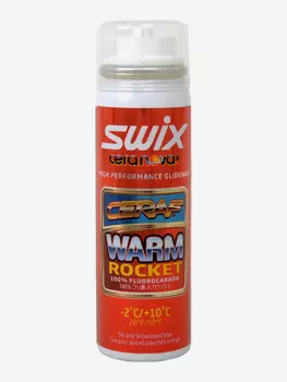 Спрей Swix Cera F Rocket Warm, +10C/-2С, Красный