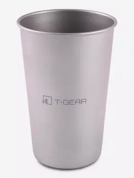 Стакан титановый T-Gear Titanium Beer Cup 500, Серый