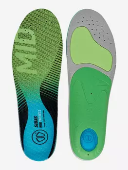 Стельки Sidas 3 Feet Run Protect Mid, Зеленый