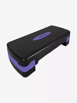 Степ-платформа UNIX Fit для фитнеса 2 уровня высоты, домашний тренажер для степ аэробики, 68 см, фиолетовая, Фиолетовый