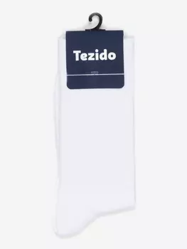 Стильные мужские носки Tezido спортивные, Белый