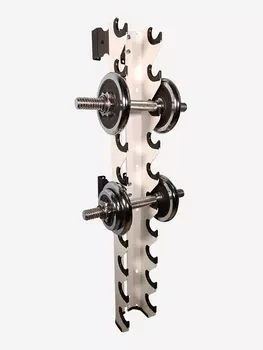 Стойка для гантелей Призма 100-115 настенное исполнение SHTURM-CLUB, Белый