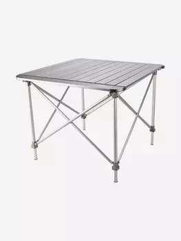 Стол складной BRS Z31 69х69 серебристый, Серебряный
