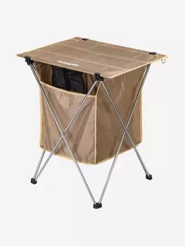 Стол туристический Naturehike алюминиевый, 56,5х45х62 см, складной, с сумкой для посуды, хаки, Зеленый