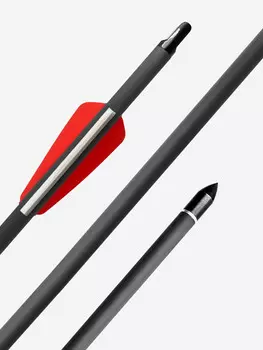 Стрела карбоновая 15.5" для арбалета Ek Cobra System Siege (3шт.), Черный