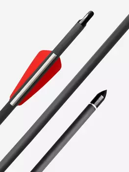 Стрела карбоновая 15.5" для арбалета Ek Cobra System Siege (6шт.), Черный