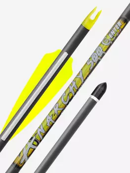 Стрела лучная карбоновая Centershot Anarchy 500 (6шт.), Черный