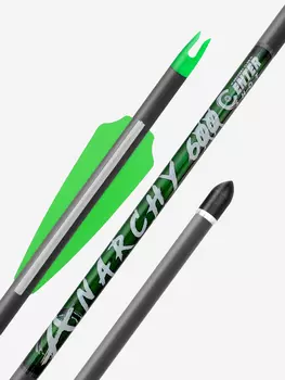 Стрела лучная карбоновая Centershot Anarchy 600 (6шт.), Черный