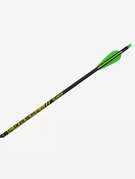 Стрела лучная микс карбон Centershot Crash 550 оперение Parabolic 3", Мультицвет