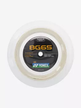 Струна для бадминтона Yonex BG-65, Белый