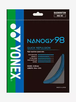 Струна для бадминтона Yonex Nanogy 98 BL, 10м., Синий