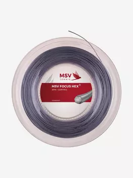 Струна для большого тенниса MSV Focus HEX, Серый