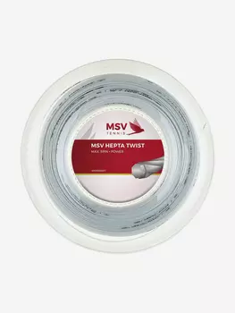 Струна для большого тенниса MSV Hepta Twist, Белый