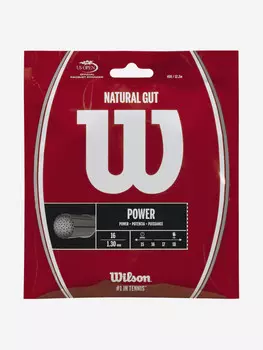 Струна для большого тенниса Wilson Nat Gut 16, Красный
