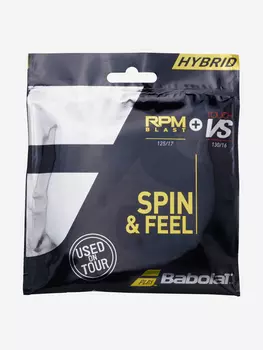 Струна для большого теннисса RPM BLAST 125 + TOUCH VS 130, Черный