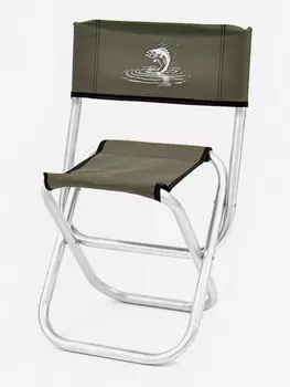 Стул складной MAX малый алюминий Кедр, Мультицвет