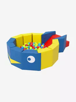 Сухой бассейн Romana «Кит», 300 шариков, Мультицвет