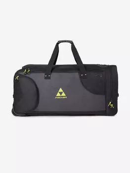 Сумка хоккейная на колесах детская Fischer JR, Черный