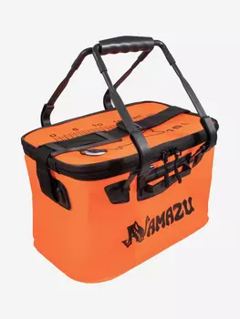 Сумка-кан Namazu складная с 2 ручками, размер 34х22х21 см, Оранжевый