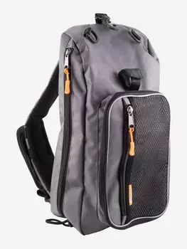 Сумка-рюкзак рыболовная Следопыт Sling Shoulder Bag, 44х24х17 см, цвет серый., Серый