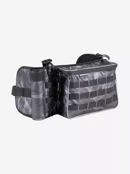 Сумка рыболовная поясная Yaman Fishing Belt Bag, 74х22х10 см, цвет серый камуфляж + 2 коробки LUNO., Серый