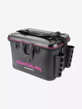 Сумка рыболовная TSURIBITO Superbag с держателями удилищ, Черный